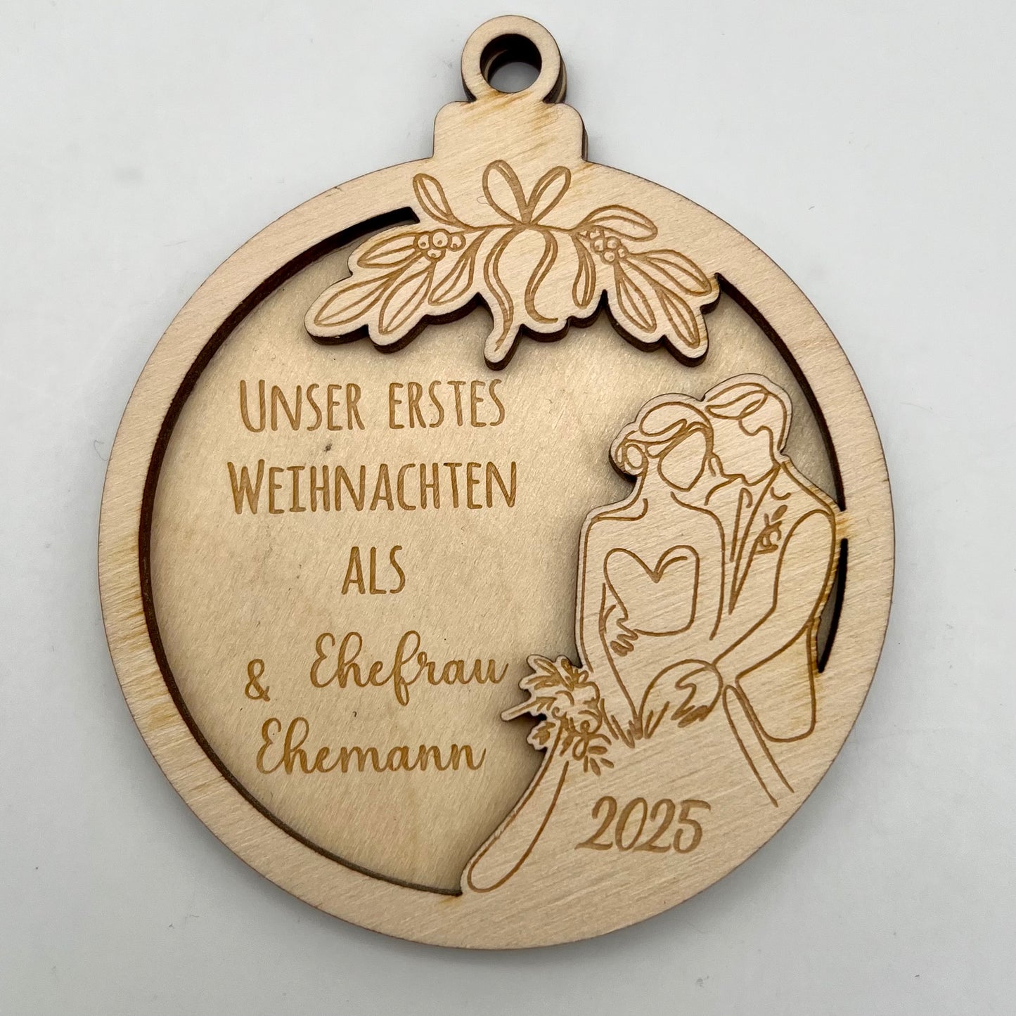 Weihnachtsanhänger aus Holz – Besondere Meilensteine 2025