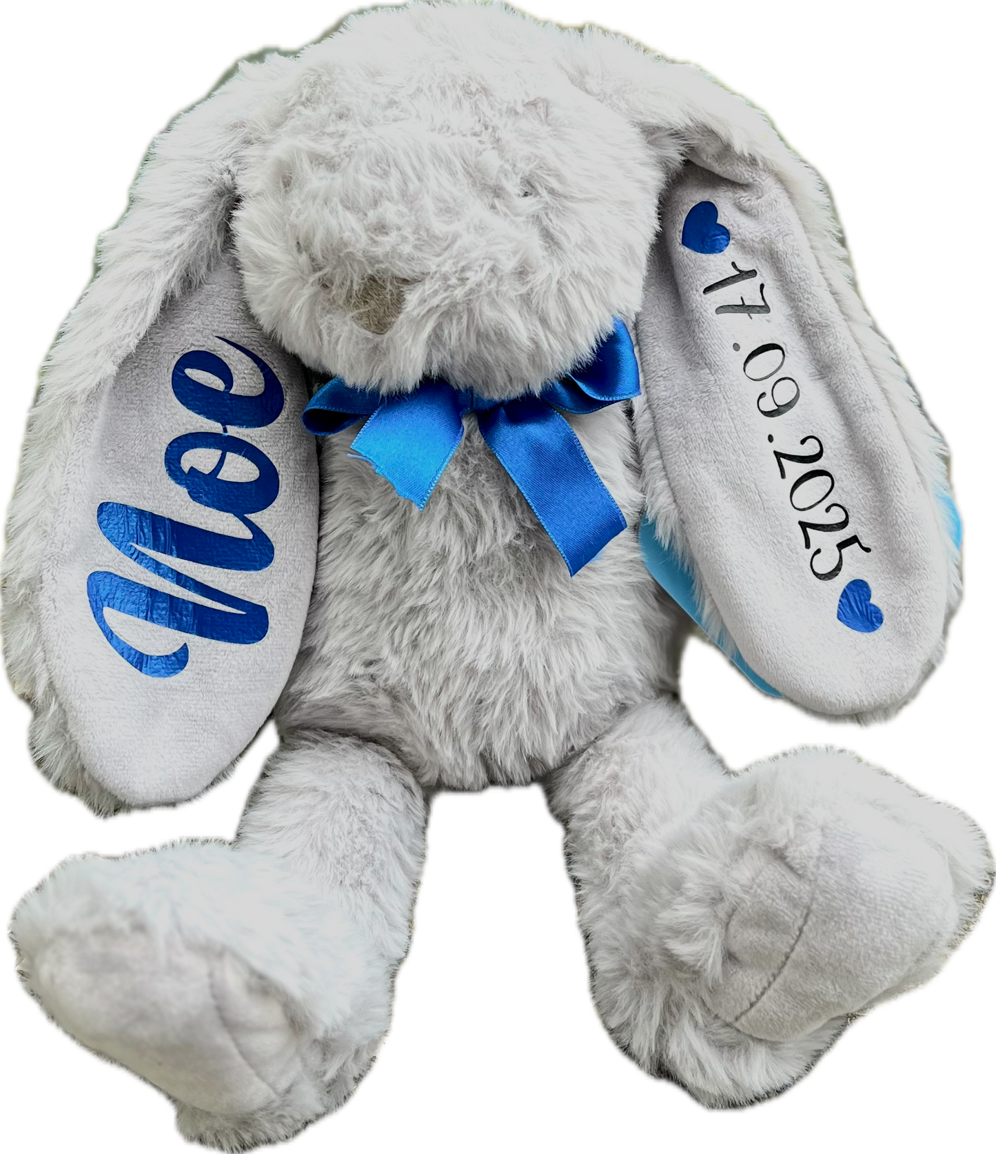 Plüsch-Hase mit Name - personalisiert
