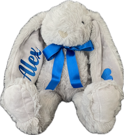 Plüsch-Hase mit Name - personalisiert
