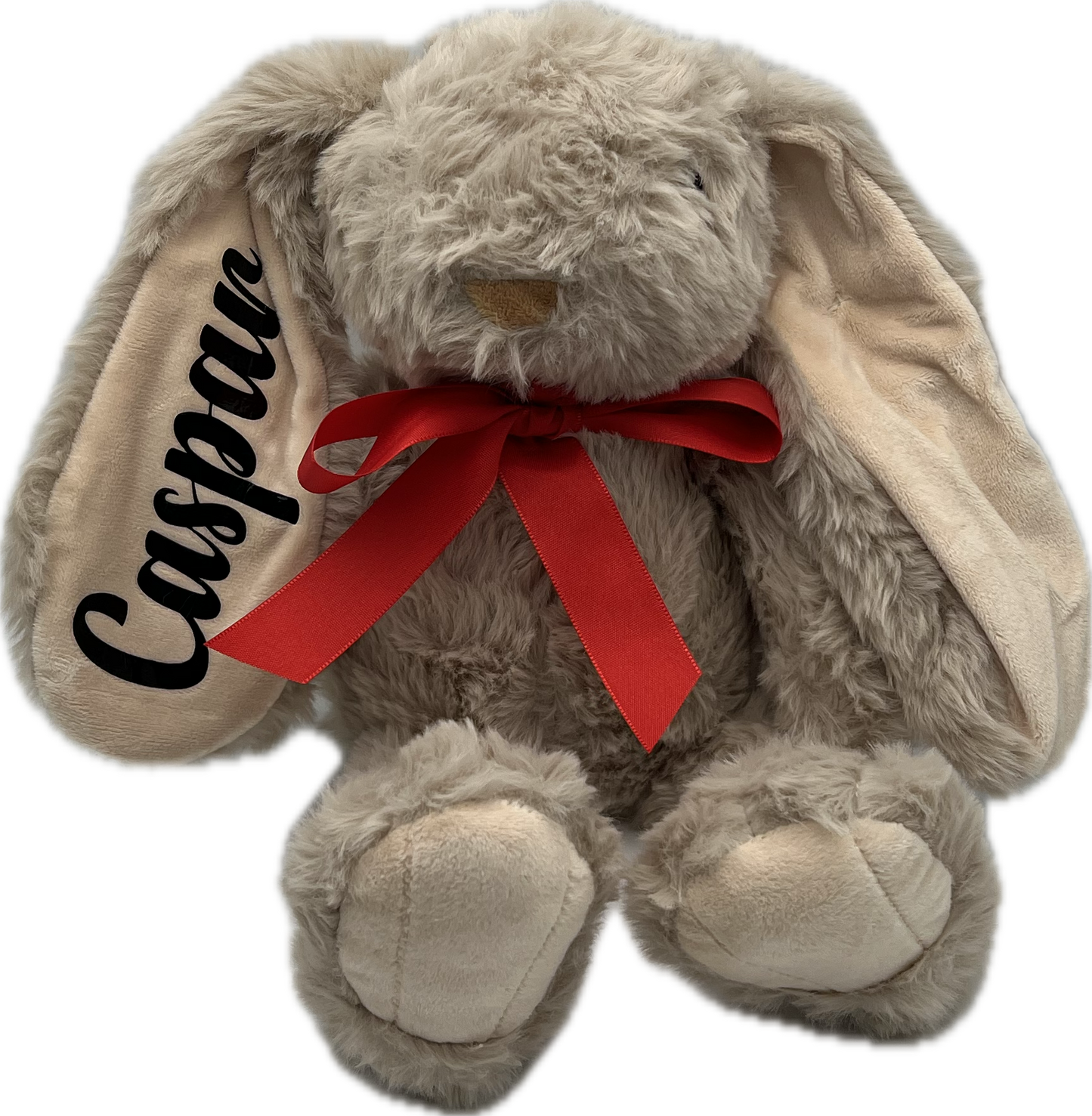 Plüsch-Hase mit Name - personalisiert