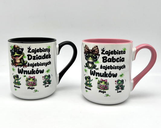 Kubki na Dzień Babci i Dziadka - Żajebista Babcia, Żajebisty dziadek