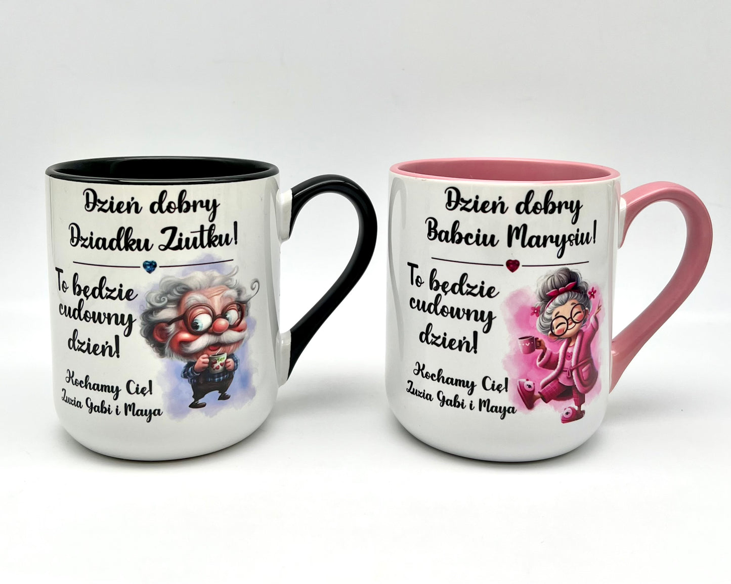 Kubki na Dzień Babci i Dziadka - Dzień dobry Babciu i Dziadku