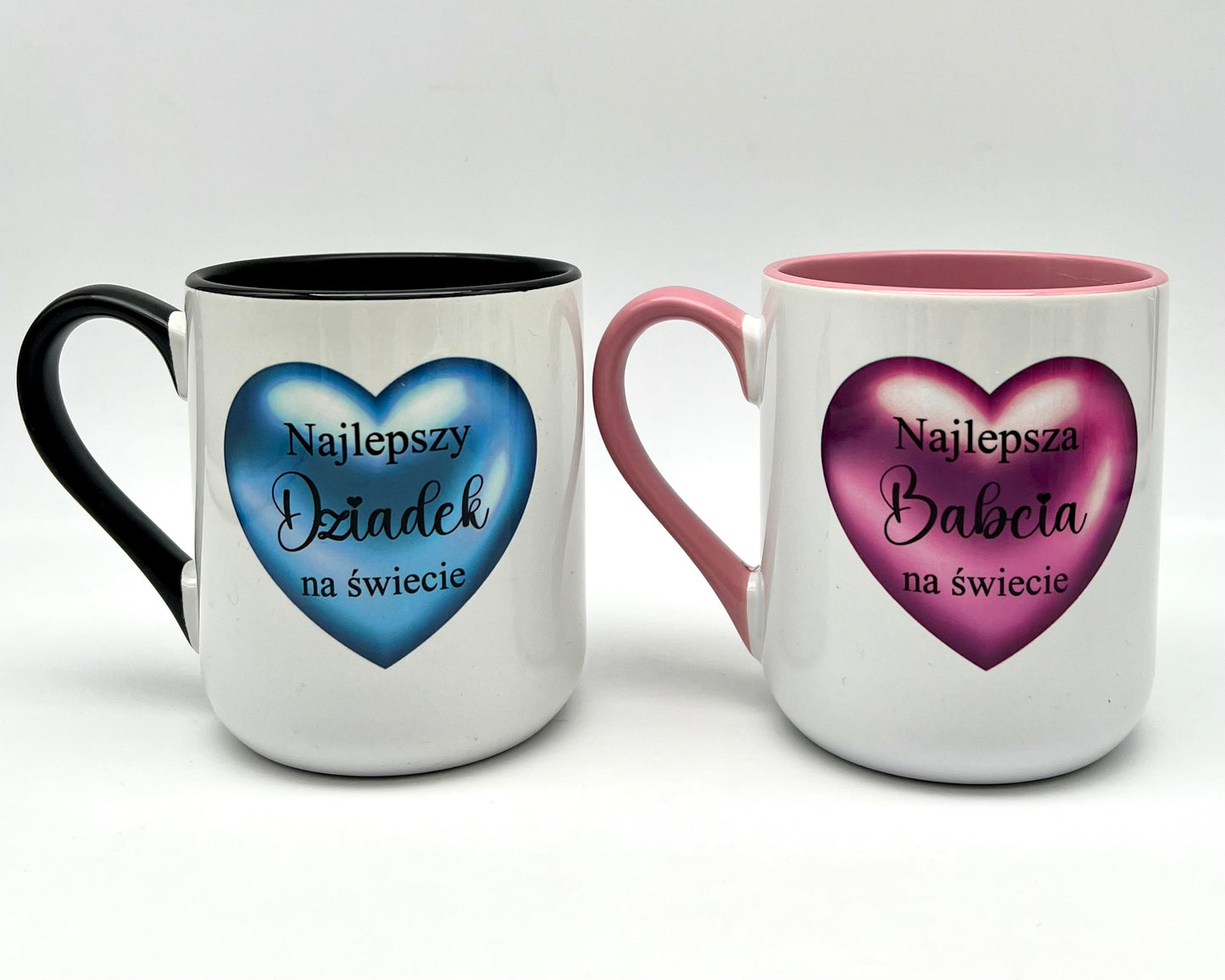 Kubki na Dzień Babci i Dziadka - balon serce