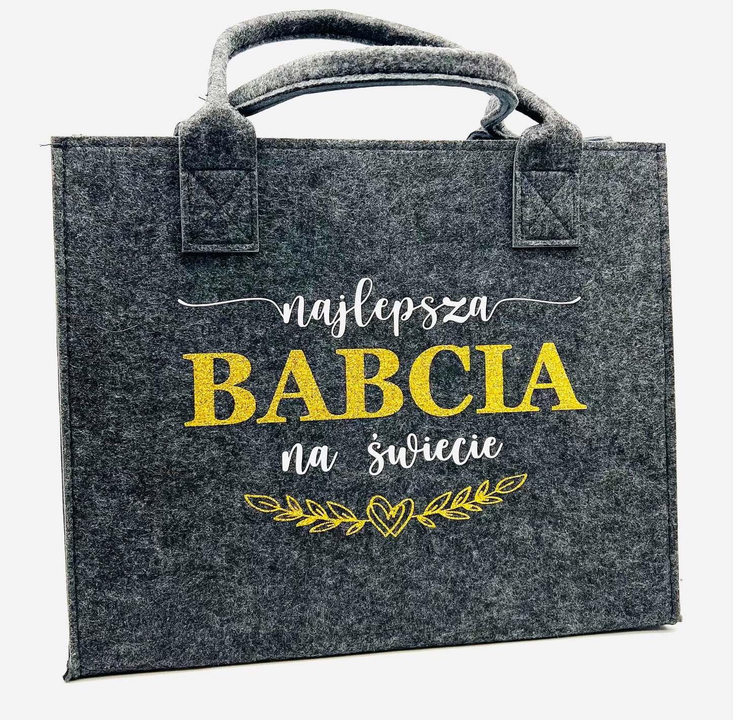 Torba Filcowa dla Babci - Najlepsza Babcia na Świecie