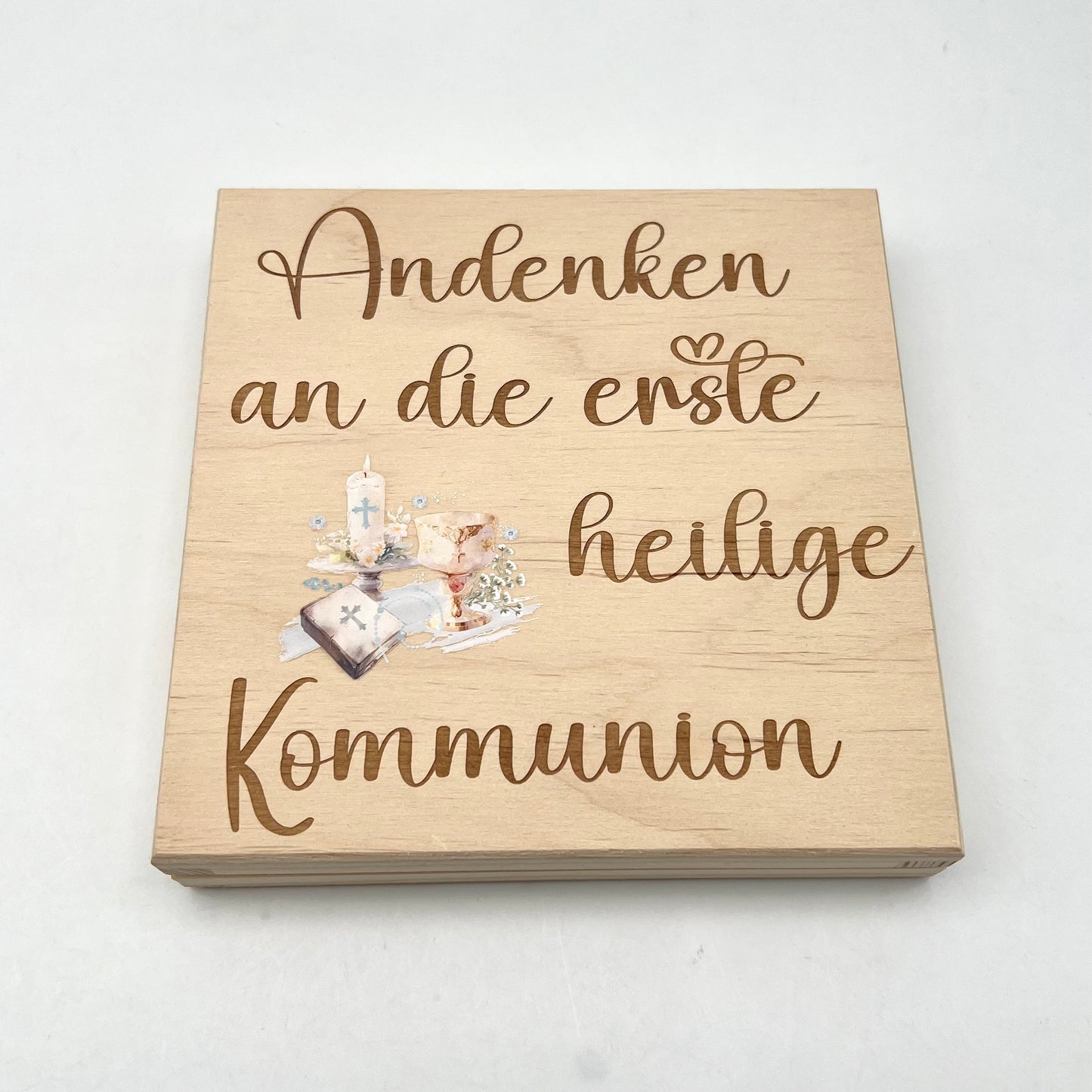 Holzkästchen zur Ersten Heiligen Kommunion – Geldgeschenk & Erinnerungsstück