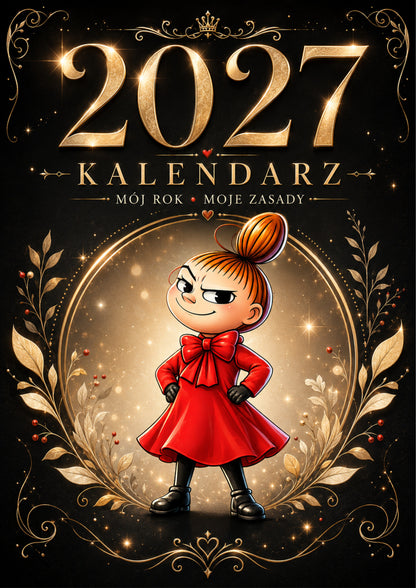 Kalendarz ścienny 2027 „Mała Mi - mój rok, moje zasady"