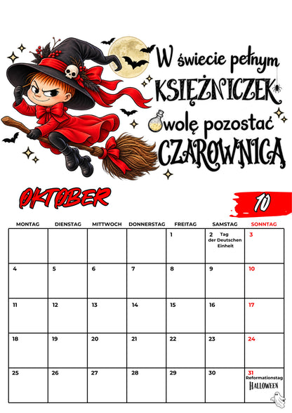 Kalendarz ścienny 2027 „Mała Mi - mój rok, moje zasady"