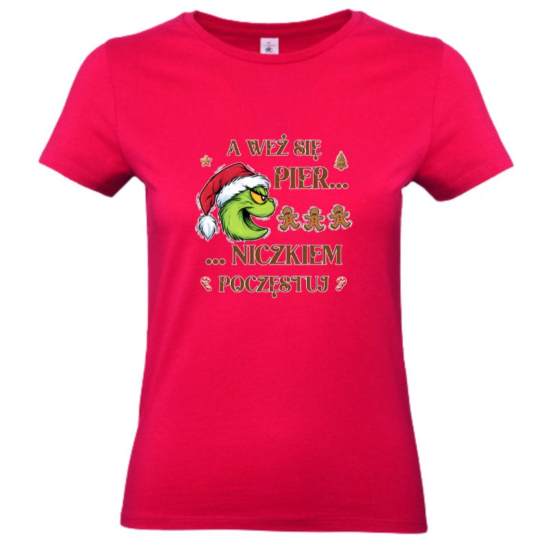 T-Shirt Damski "Pierniczkiem się poczęstuj"