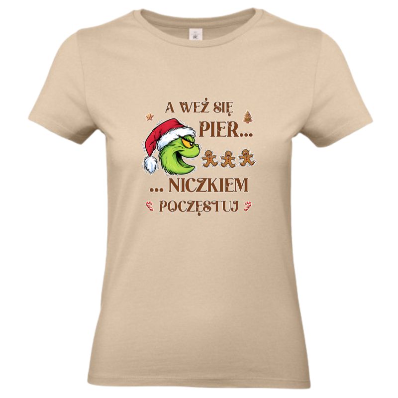 T-Shirt Damski "Pierniczkiem się poczęstuj"