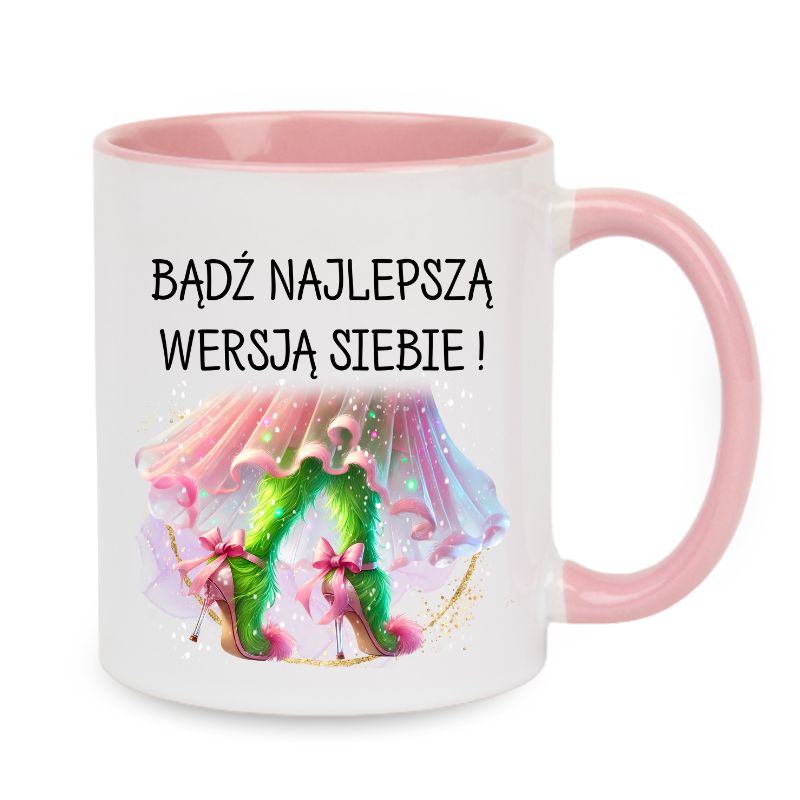 Kubek "Bądź najlepszą wersją siebie!" Lady Grinch