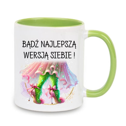 Kubek "Bądź najlepszą wersją siebie!" Lady Grinch