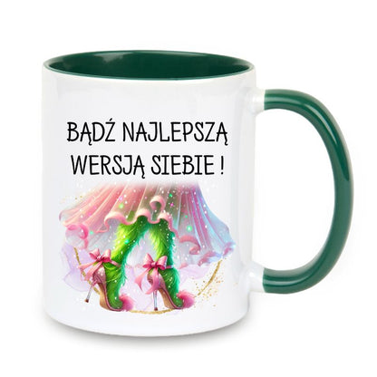 Kubek "Bądź najlepszą wersją siebie!" Lady Grinch
