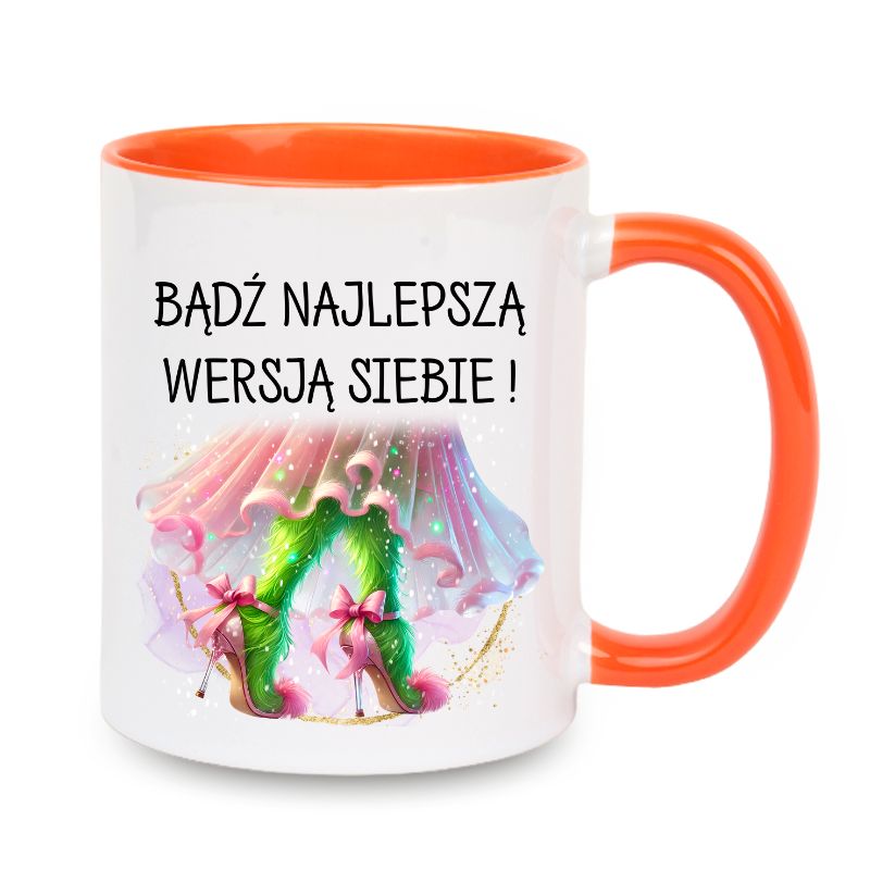 Kubek "Bądź najlepszą wersją siebie!" Lady Grinch