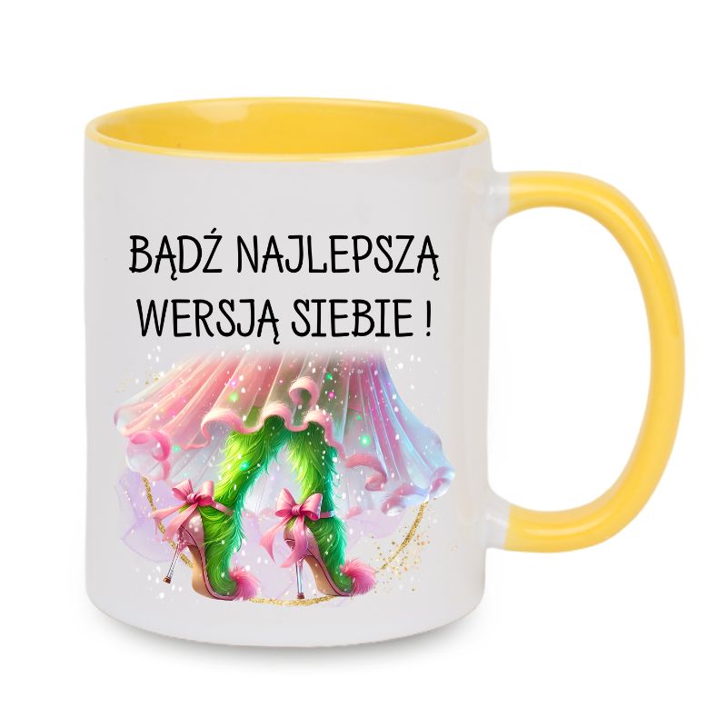 Kubek "Bądź najlepszą wersją siebie!" Lady Grinch