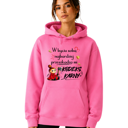 Bluza z kapturem „Kodeks karny"