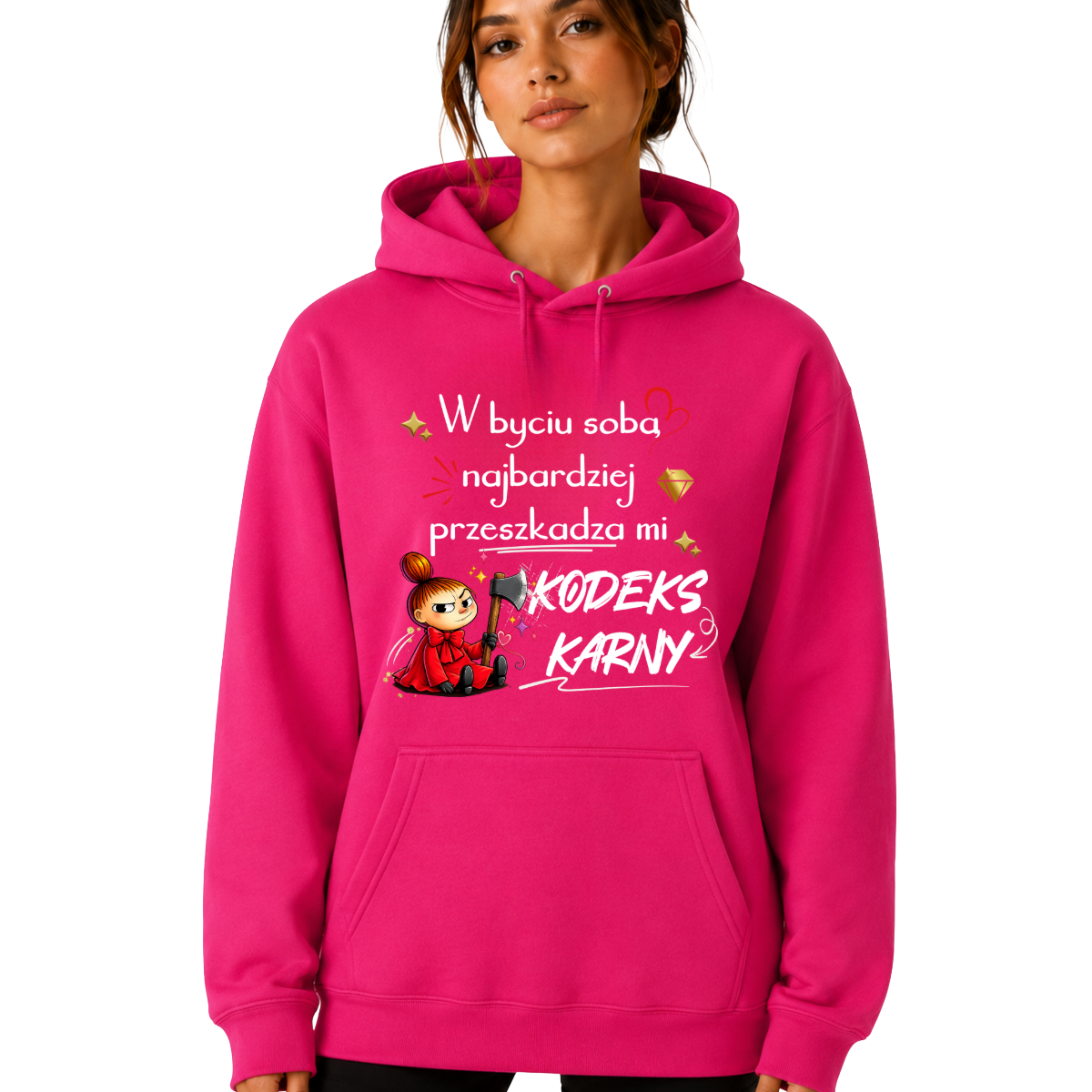 Bluza z kapturem „Kodeks karny"
