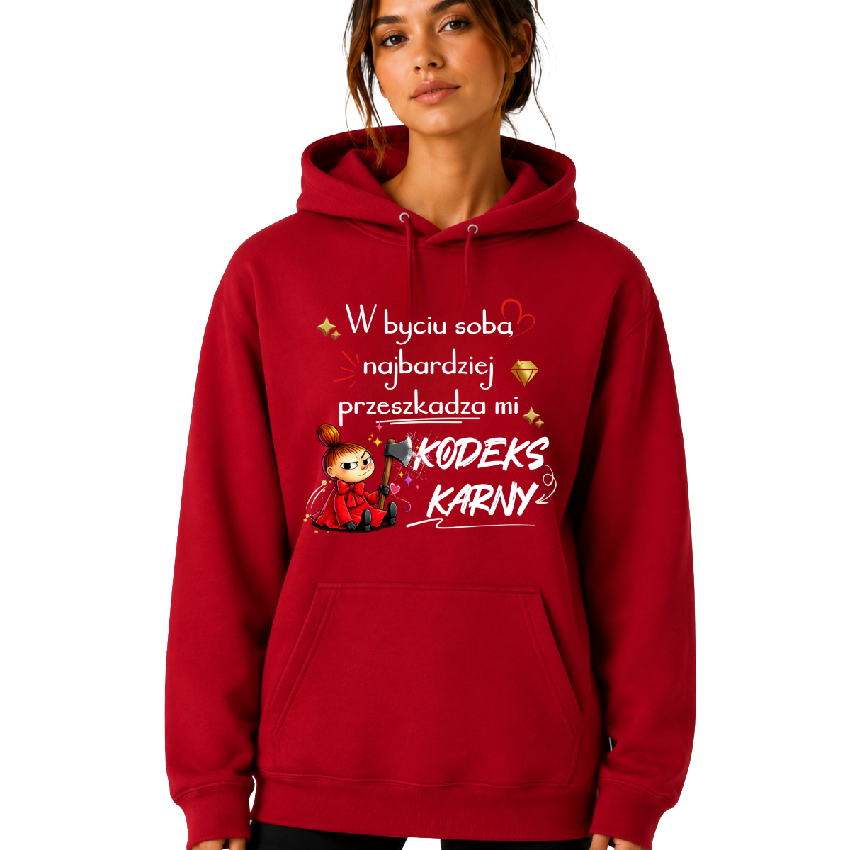 Bluza z kapturem „Kodeks karny"