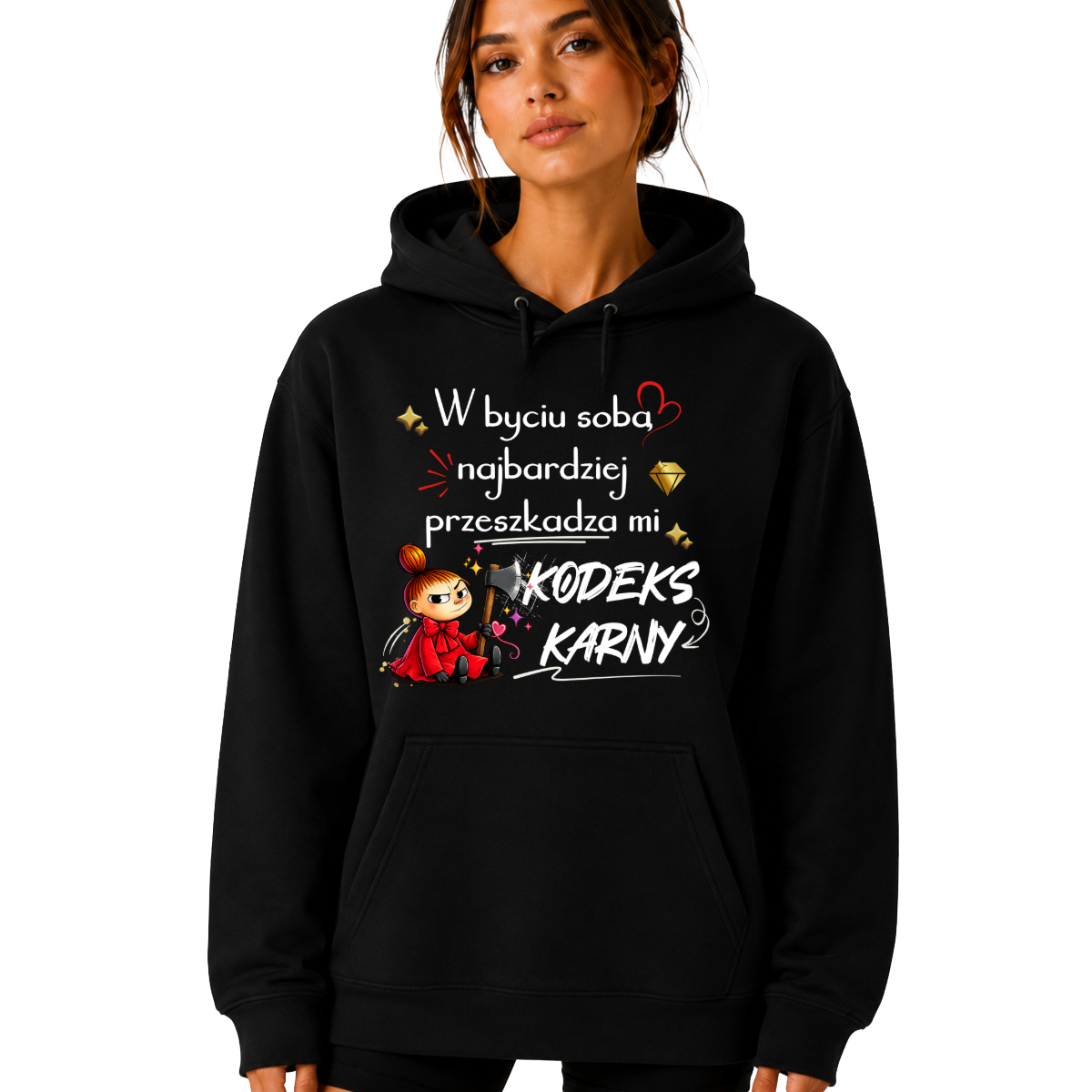 Bluza z kapturem „Kodeks karny"