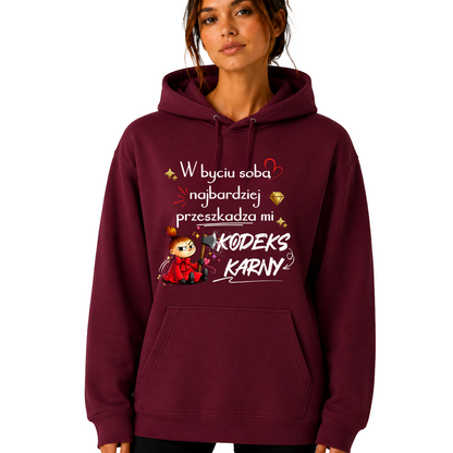 Bluza z kapturem „Kodeks karny"
