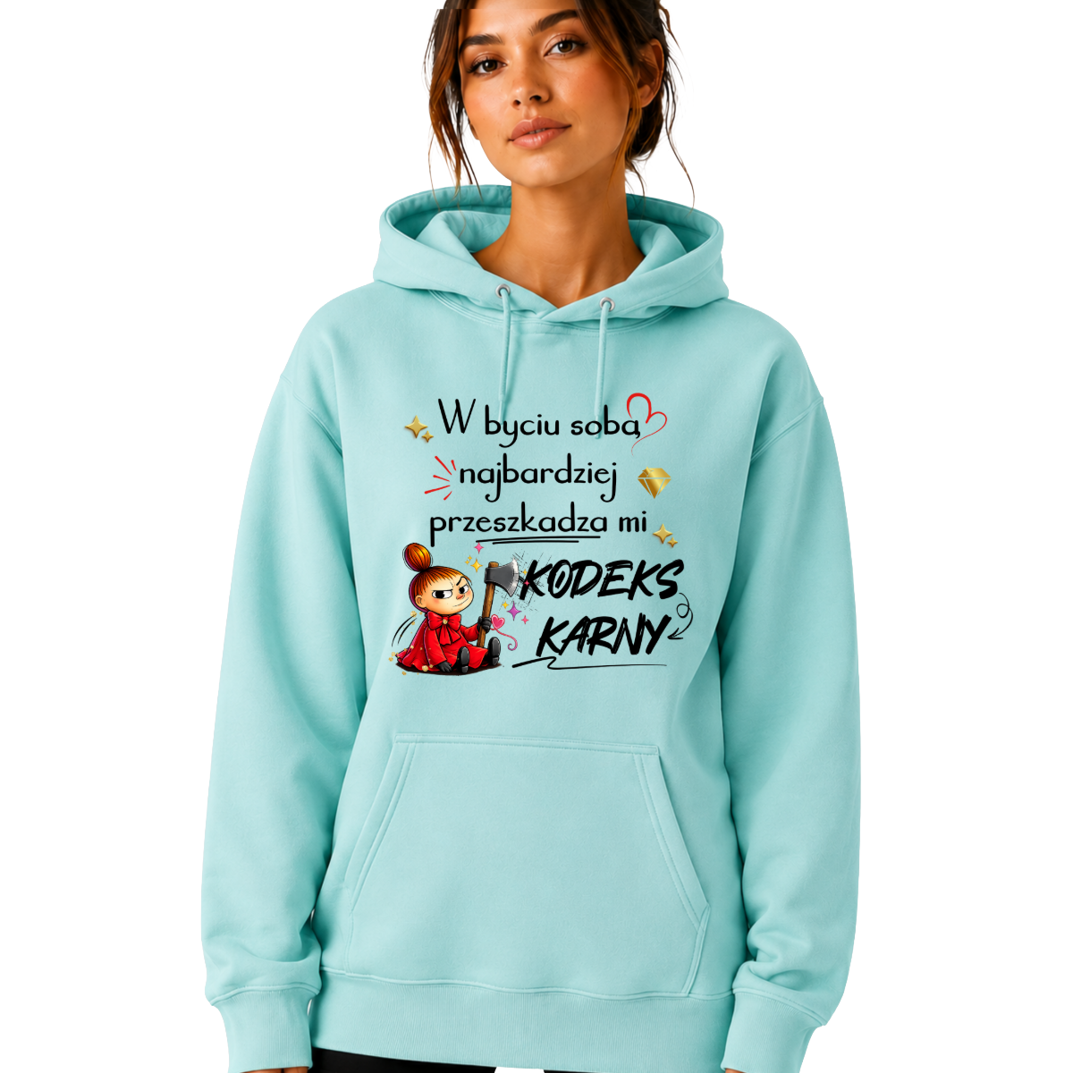 Bluza z kapturem „Kodeks karny"