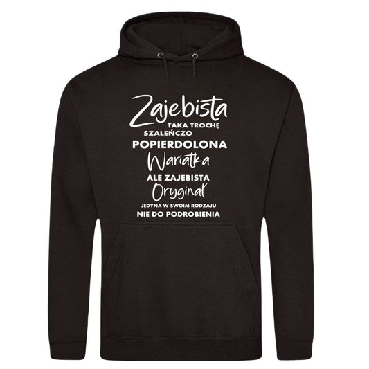 Bluza z kapturem „Wariatka"