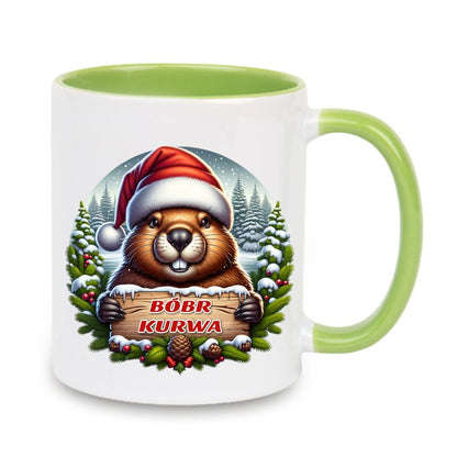 Kubek "Bóbr k*rwa" Mikołaj