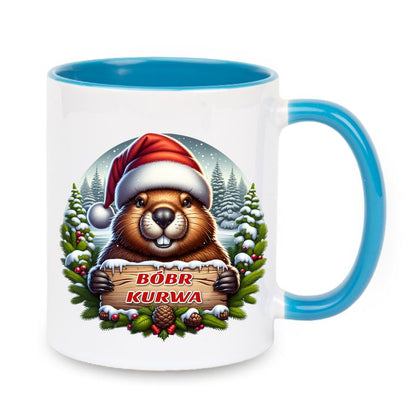 Kubek "Bóbr k*rwa" Mikołaj