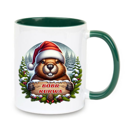 Kubek "Bóbr k*rwa" Mikołaj