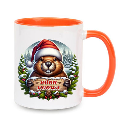 Kubek "Bóbr k*rwa" Mikołaj