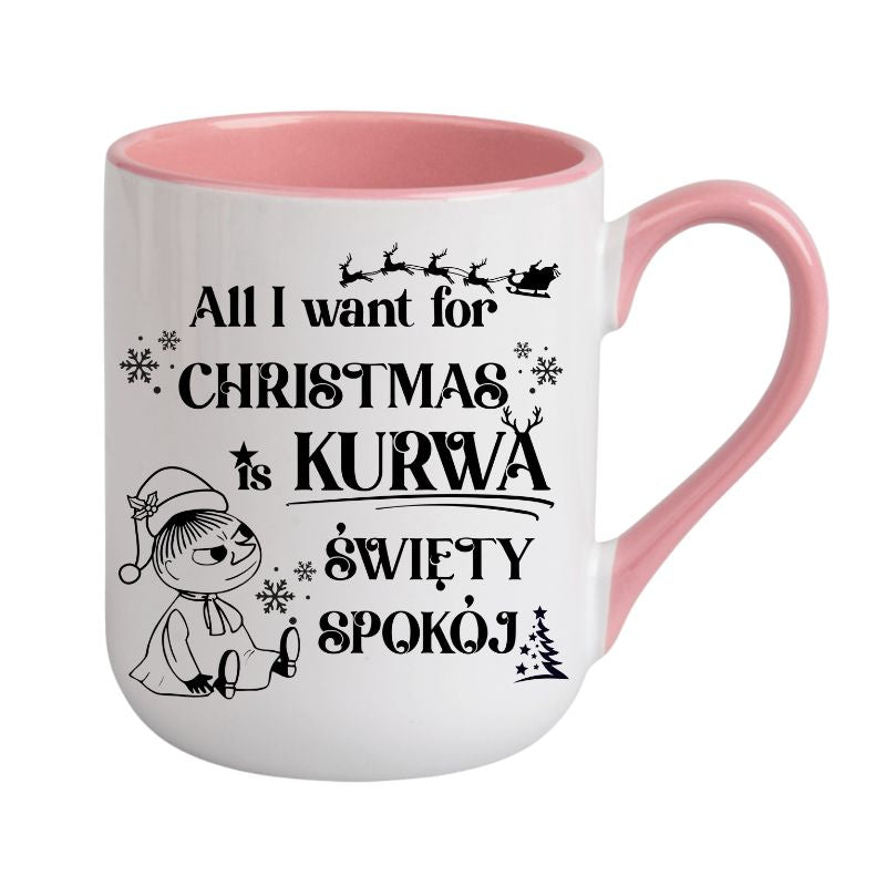 Kubek Combo 3 "All I want for Christmas is swiety spokoj" - Mala Mi