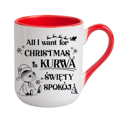 Kubek Combo 3 "All I want for Christmas is swiety spokoj" - Mala Mi