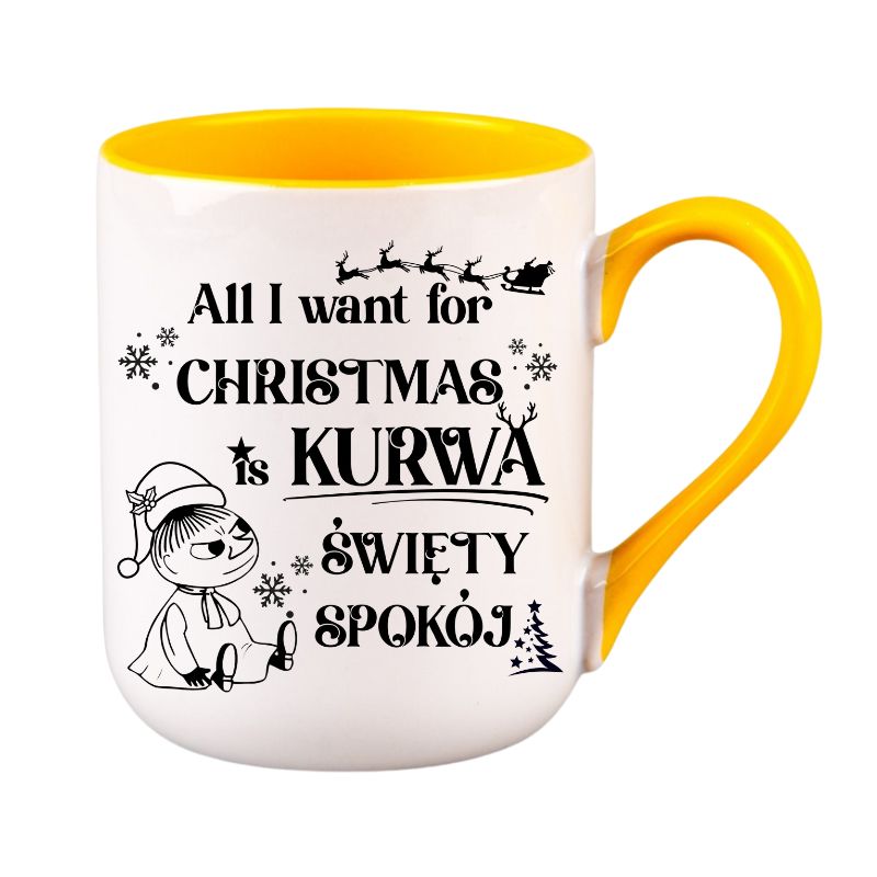 Kubek Combo 3 "All I want for Christmas is swiety spokoj" - Mala Mi
