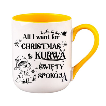 Kubek Combo 3 "All I want for Christmas is swiety spokoj" - Mala Mi