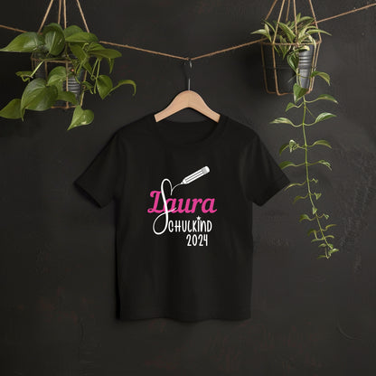T-Shirt Kids "Schulkind" mit Namen und Jahr