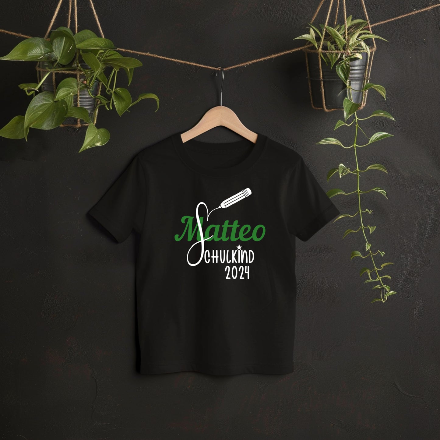 T-Shirt Kids "Schulkind" mit Namen und Jahr