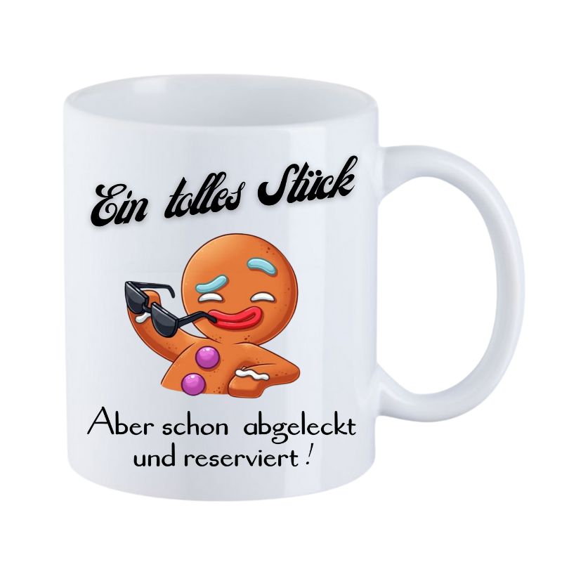 Valentinstag Keramiktasse "Ein tolles Stück - Personalisierbar"