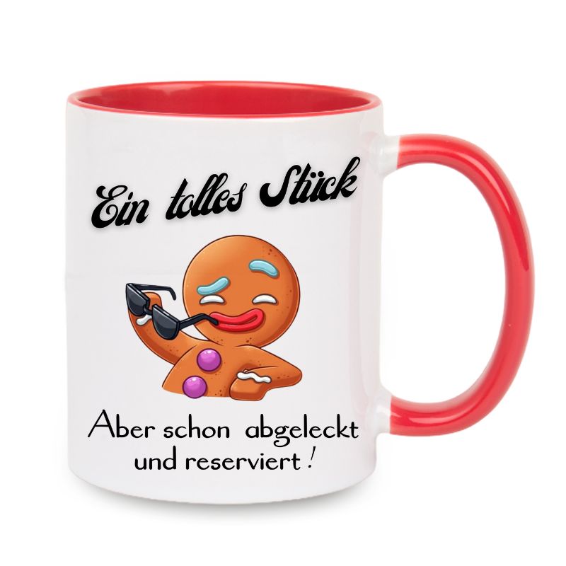 Valentinstag Keramiktasse "Ein tolles Stück - Personalisierbar"