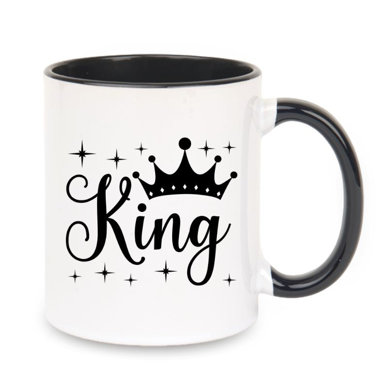 Valentinstag Keramiktasse "King"