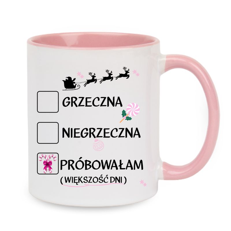 Kubek "Próbowałam - większość dni"