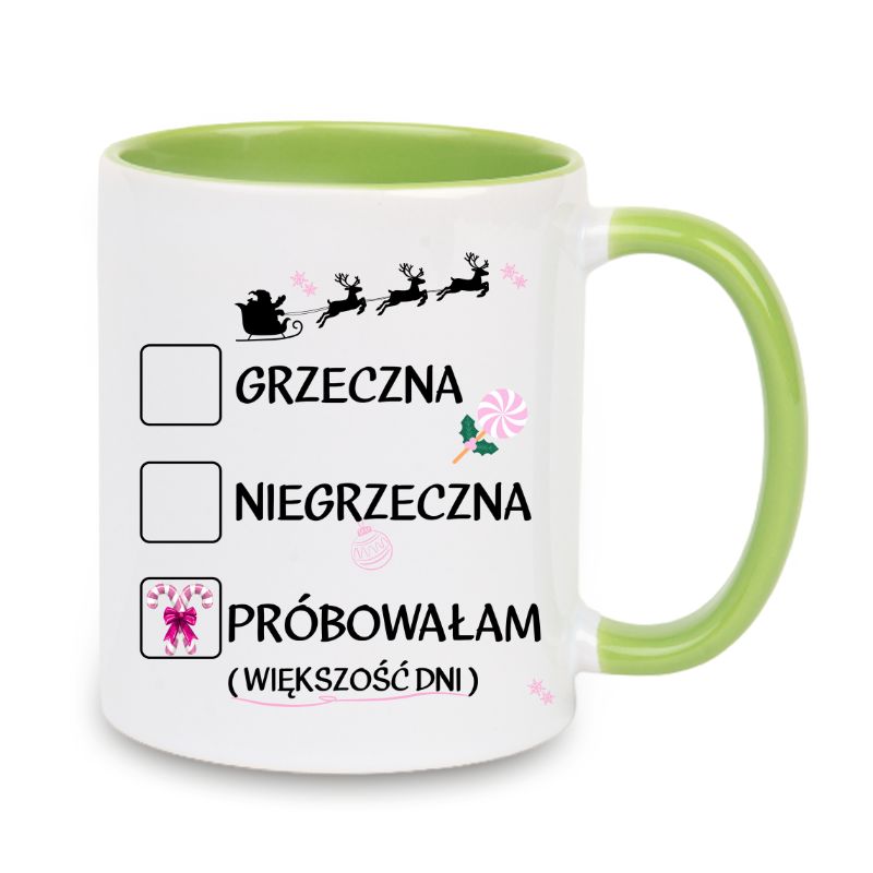 Kubek "Próbowałam - większość dni"