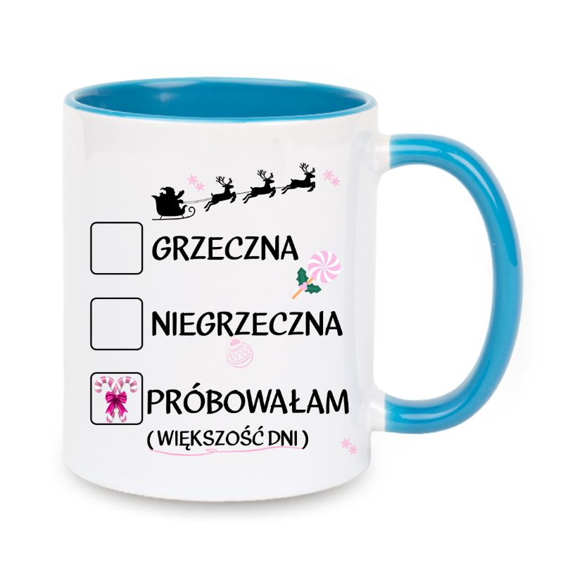 Kubek "Próbowałam - większość dni"