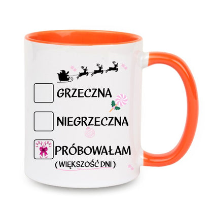 Kubek "Próbowałam - większość dni"