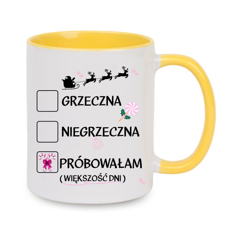 Kubek "Próbowałam - większość dni"