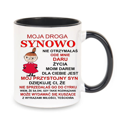 Kubek "Moja droga synowo" - Mała mi