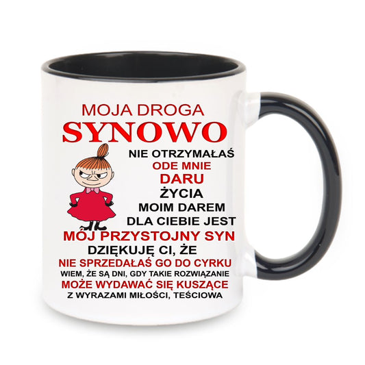 Kubek "Moja droga synowo" - Mała mi