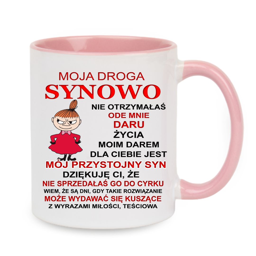 Kubek "Moja droga synowo" - Mała mi