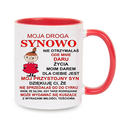 Kubek "Moja droga synowo" - Mała mi
