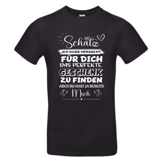 Valentinstag T-Shirt Herren "Perfektes Geschenk"