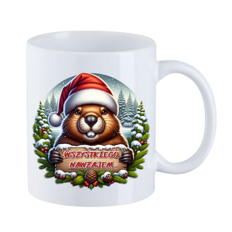 Kubek "Wszystkiego nawzajem - Bober"