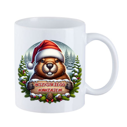 Kubek "Wszystkiego nawzajem - Bober"